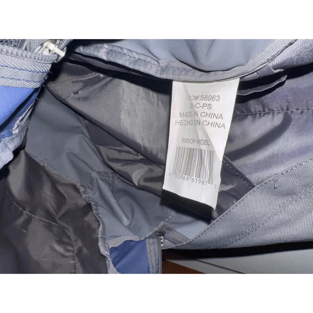 Outdoor Products Backpack Navy Gray Large School Hiking Gorpcore 16